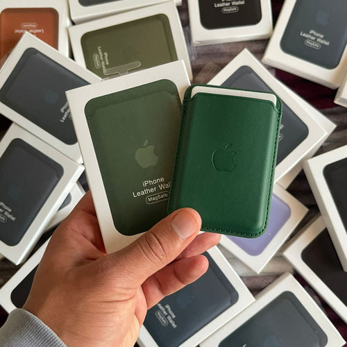 Apple Leather Wallet - Portefeuille en cuir pour iPhone