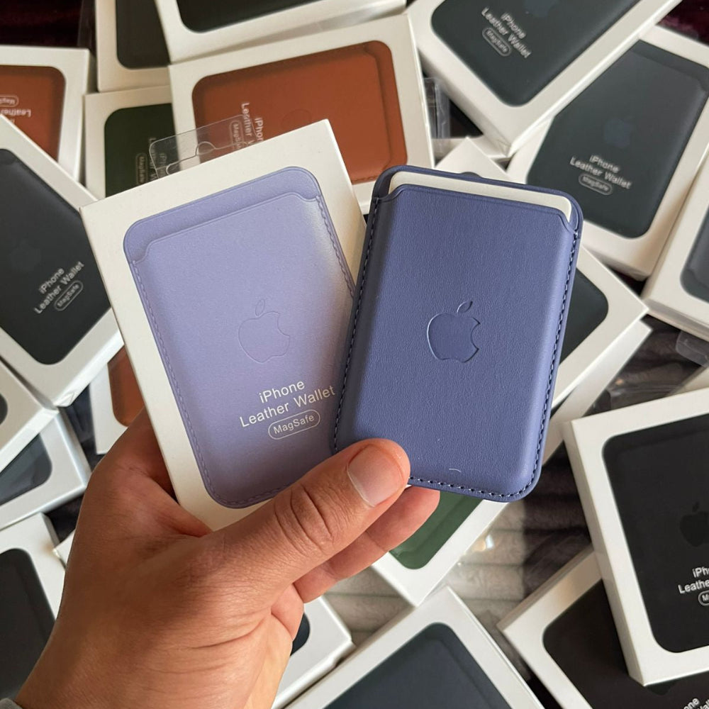 Apple Leather Wallet - Portefeuille en cuir pour iPhone