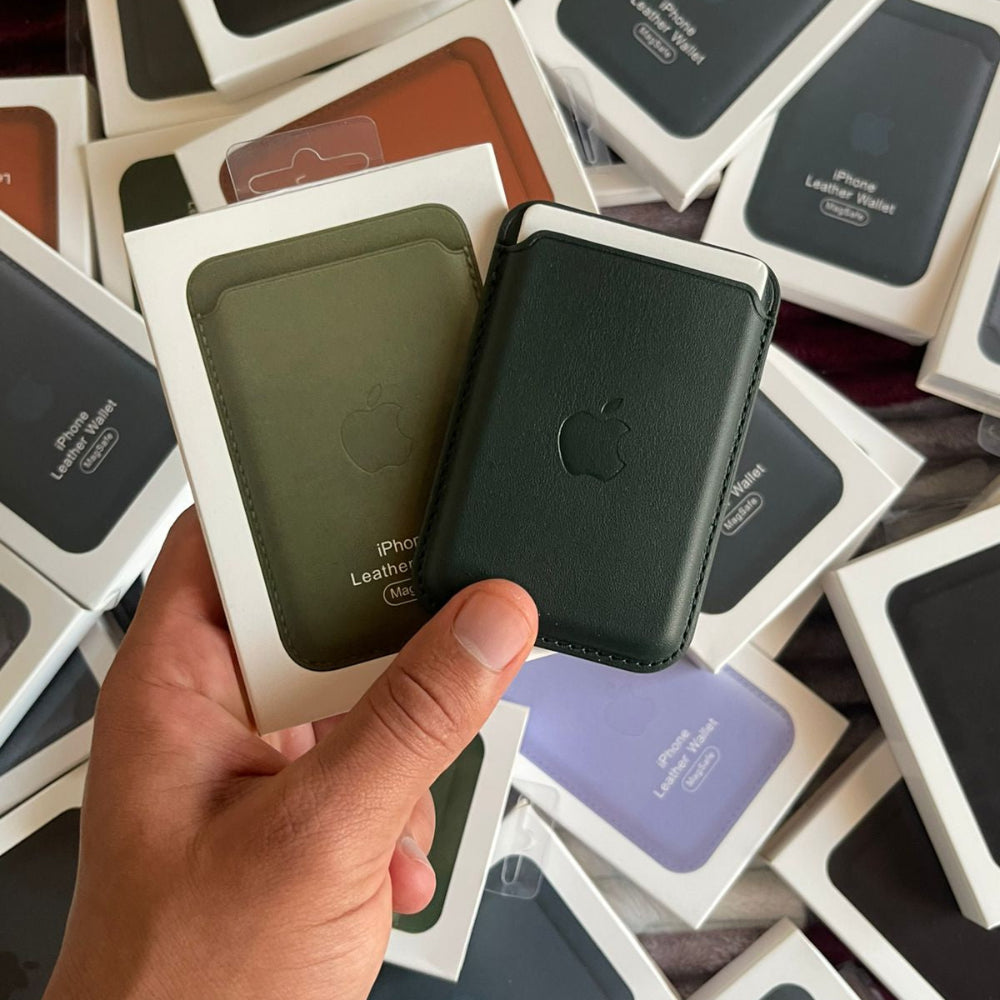 Apple Leather Wallet - Portefeuille en cuir pour iPhone